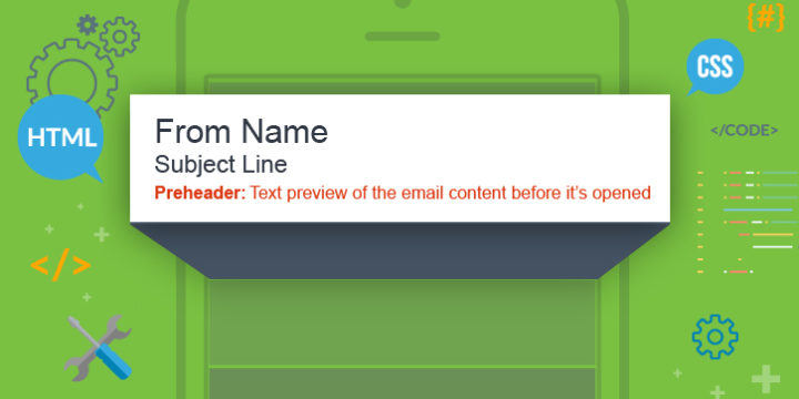 Preheader text to improve email open rates